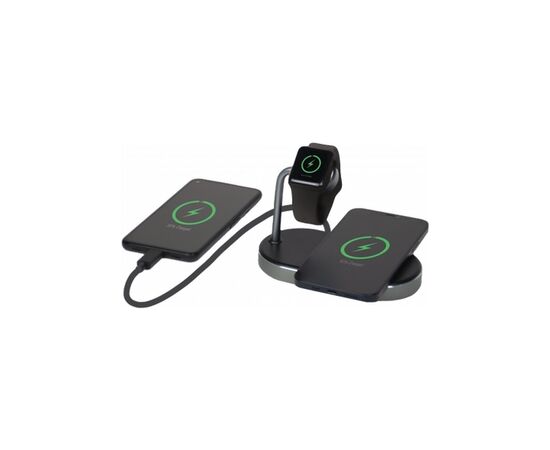 Зарядний пристрій Verbatim 3in1 Apple Watch and iPhone Charging Stand (49556), зображення 8 Зарядний пристрій Verbatim 3in1 Apple Watch and iPhone Charging Stand (49556), зображення 8