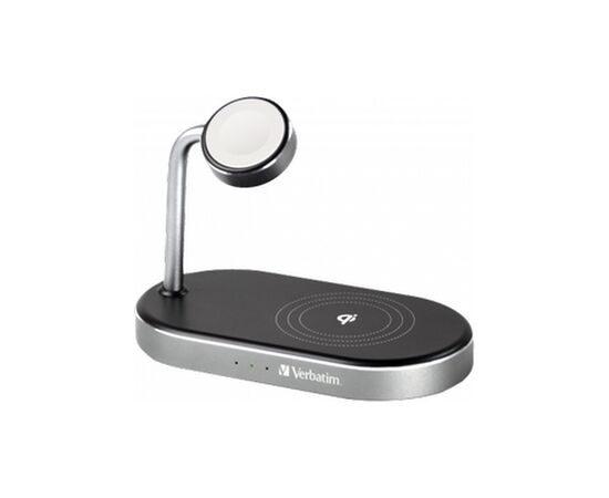 Зарядное устройство Verbatim 3in1 Apple Watch and iPhone Charging Stand (49556)