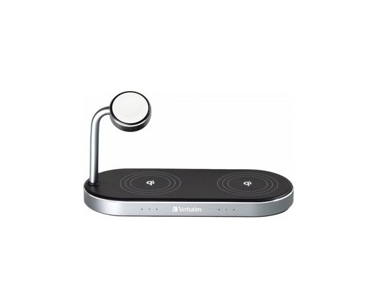 Зарядний пристрій Verbatim 3in1 Apple Watch and Dual iPhone Charging Stand (49557), зображення 7 Зарядний пристрій Verbatim 3in1 Apple Watch and Dual iPhone Charging Stand (49557), зображення 7