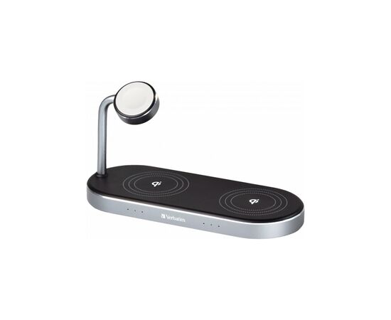 Зарядний пристрій Verbatim 3in1 Apple Watch and Dual iPhone Charging Stand (49557), зображення 8 Зарядний пристрій Verbatim 3in1 Apple Watch and Dual iPhone Charging Stand (49557), зображення 8