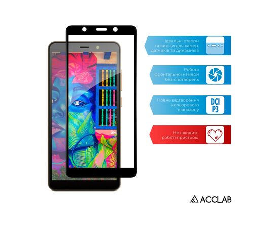Скло захисне ACCLAB Full Glue Tecno Pop 3 (1283126518362), зображення 5 Скло захисне ACCLAB Full Glue Tecno Pop 3 (1283126518362), зображення 5