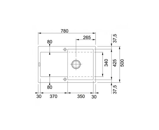 Мойка кухонная Franke 114.0306.814, изображение 2 Мойка кухонная Franke 114.0306.814, изображение 2