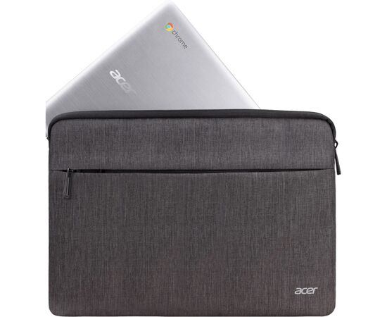 Чехол для ноутбука Acer 15" PROTECTIVE SLEEVE DUAL Grey (NP.BAG1A.293), изображение 3 Чехол для ноутбука Acer 15" PROTECTIVE SLEEVE DUAL Grey (NP.BAG1A.293), изображение 3