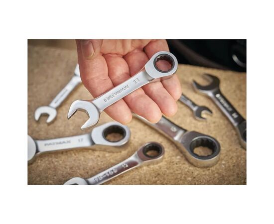 Ключ Stanley гаечный комбинированный, 19мм, с храповым механизмом. (FMMT13115-0), изображение 4 Ключ Stanley гаечный комбинированный, 19мм, с храповым механизмом. (FMMT13115-0), изображение 4