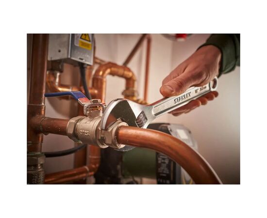 Ключ Stanley гаечный разводной, 200х29 мм. (STHT13122-0), изображение 6 Ключ Stanley гаечный разводной, 200х29 мм. (STHT13122-0), изображение 6