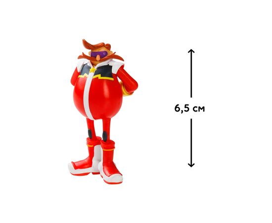 Фигурка Sonic Prime Доктор Эгман 6,5 см (SON2010J), изображение 2 Фигурка Sonic Prime Доктор Эгман 6,5 см (SON2010J), изображение 2