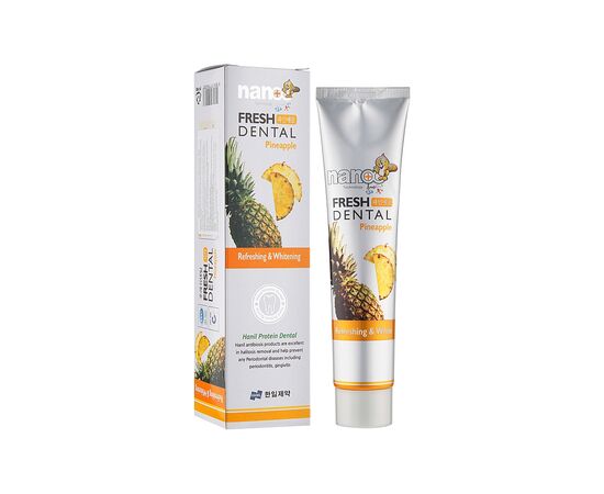 Зубная паста Hanil Fresh Dental Toothpaste Ананас 160 г (8809177592033), изображение 2 Зубная паста Hanil Fresh Dental Toothpaste Ананас 160 г (8809177592033), изображение 2