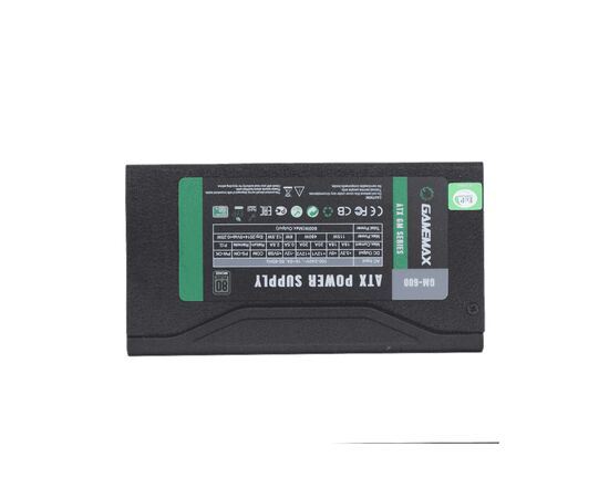 Блок питания Gamemax GM-600 80+ APFC Black, изображение 3 Блок питания Gamemax GM-600 80+ APFC Black, изображение 3