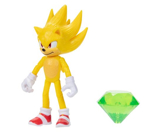 Фигурка Sonic the Hedgehog 2 W2 с артикуляцией - Соник с изумрудом 10 см (41497i), изображение 2 Фигурка Sonic the Hedgehog 2 W2 с артикуляцией - Соник с изумрудом 10 см (41497i), изображение 2