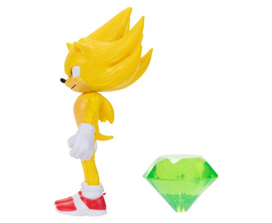 Фигурка Sonic the Hedgehog 2 W2 с артикуляцией - Соник с изумрудом 10 см (41497i), изображение 3 Фигурка Sonic the Hedgehog 2 W2 с артикуляцией - Соник с изумрудом 10 см (41497i), изображение 3