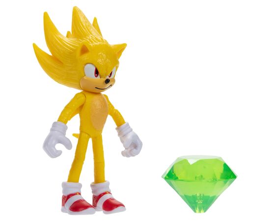Фигурка Sonic the Hedgehog 2 W2 с артикуляцией - Соник с изумрудом 10 см (41497i), изображение 5 Фигурка Sonic the Hedgehog 2 W2 с артикуляцией - Соник с изумрудом 10 см (41497i), изображение 5