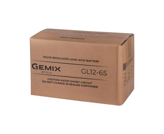 Батарея к ИБП Gemix GL 12V 65Ah (GL12-65), изображение 4 Батарея к ИБП Gemix GL 12V 65Ah (GL12-65), изображение 4
