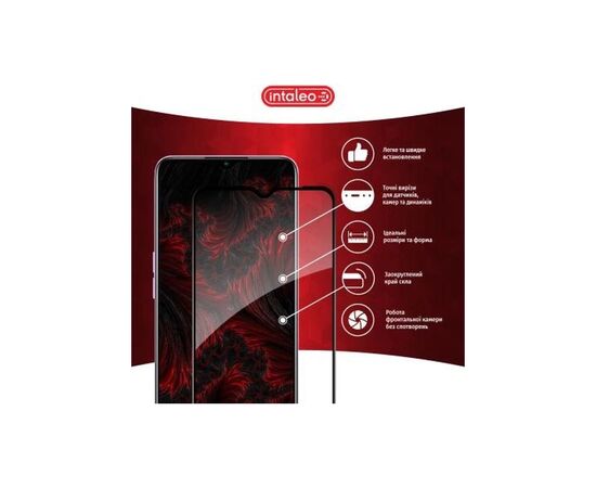 Стекло защитное Intaleo Full Glue Realme 9 Pro Plus (1283126542695), изображение 2 Стекло защитное Intaleo Full Glue Realme 9 Pro Plus (1283126542695), изображение 2