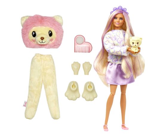Кукла Barbie Cutie Reveal Мягкие и пушистые Львенок (HKR06), изображение 2 Кукла Barbie Cutie Reveal Мягкие и пушистые Львенок (HKR06), изображение 2