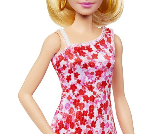 Лялька Barbie Fashionistas у сарафані в квітковий принт (HJT02), зображення 5 Лялька Barbie Fashionistas у сарафані в квітковий принт (HJT02), зображення 5