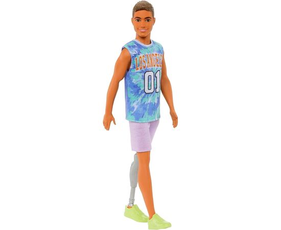 Кукла Barbie Fashionistas Кен с протезом (HJT11), изображение 2 Кукла Barbie Fashionistas Кен с протезом (HJT11), изображение 2