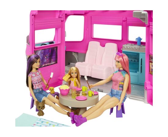 Аксессуар к кукле Barbie Кемпер мечты с водной горкой (HCD46), изображение 7 Аксессуар к кукле Barbie Кемпер мечты с водной горкой (HCD46), изображение 7