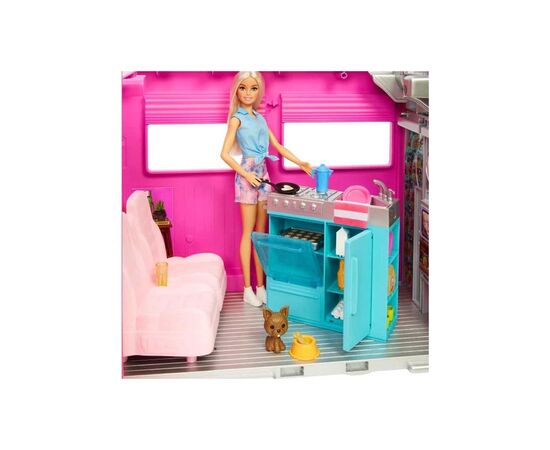 Аксессуар к кукле Barbie Кемпер мечты с водной горкой (HCD46), изображение 8 Аксессуар к кукле Barbie Кемпер мечты с водной горкой (HCD46), изображение 8