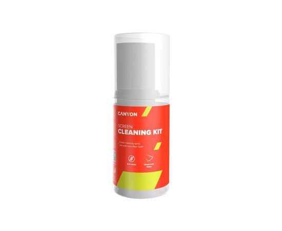 Спрей для очистки Canyon Screen Cleaning Spray 200ml + 18x18cm microfiber (Kit) Blister (CNE-CCL31-H)