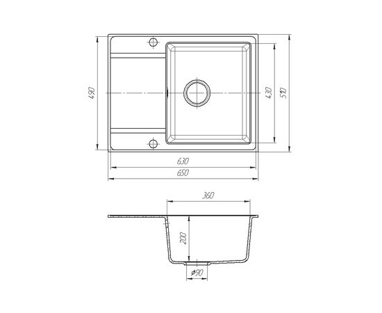 Мойка кухонная ROMZHA Jorum 65 Teracota (701) (RO410501), изображение 2 Мойка кухонная ROMZHA Jorum 65 Teracota (701) (RO410501), изображение 2