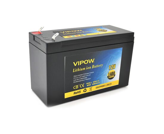 Батарея до ДБЖ Vipow 12V - 14Ah Li-ion (VP-12140LI)