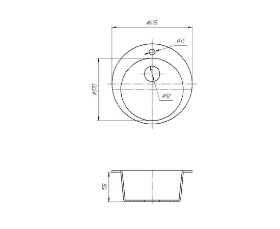 Мойка кухонная ROMZHA Eva Teracota (701) (RO43404), изображение 2 Мойка кухонная ROMZHA Eva Teracota (701) (RO43404), изображение 2