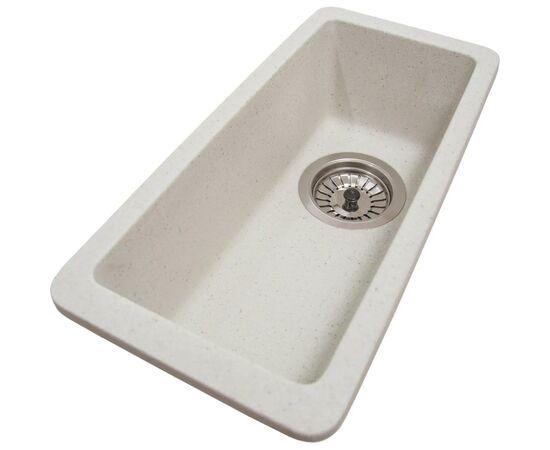 Мойка кухонная ROMZHA Mira U-160 Biela (101) (RO43416), изображение 2 Мойка кухонная ROMZHA Mira U-160 Biela (101) (RO43416), изображение 2