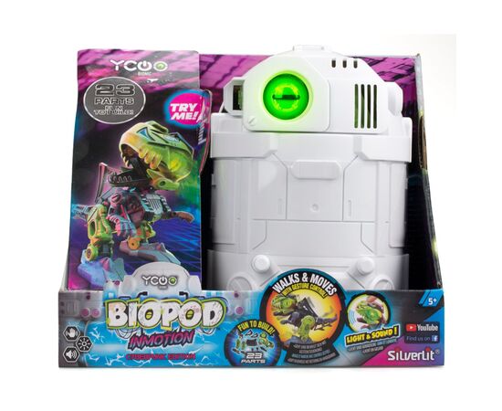 Интерактивная игрушка Silverlit Робозавр Biopod Cyberpunk Inmotion (88092), изображение 2 Интерактивная игрушка Silverlit Робозавр Biopod Cyberpunk Inmotion (88092), изображение 2
