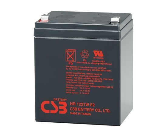 Батарея до ДБЖ 12В 5 Ач CSB (HR1221W F2)
