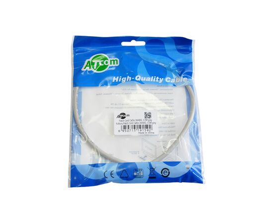 Патч-корд 0.5м RJ-45 CCA Atcom (9159), зображення 2 Патч-корд 0.5м RJ-45 CCA Atcom (9159), зображення 2