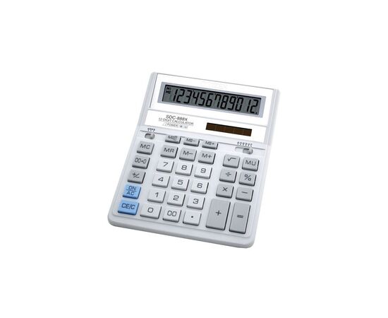 Калькулятор Citizen SDC-888XWH (1303XWH), изображение 2 Калькулятор Citizen SDC-888XWH (1303XWH), изображение 2