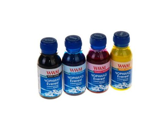 Чернила WWM EPSON UNIVERSAL EVEREST pigmented Black/Yellow/Magenta/Cyan (EP02SET-4)