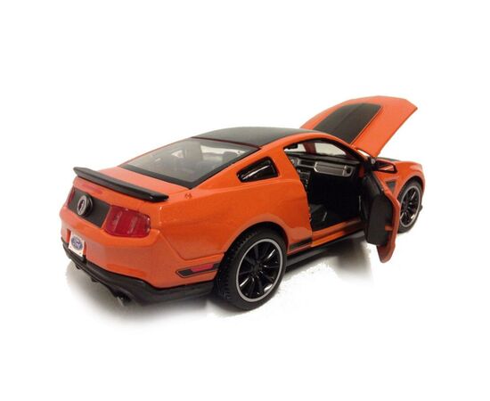 Машина Maisto Ford Mustang Boss 302 (1:24) памаранчевий (31269 orange), зображення 5 Машина Maisto Ford Mustang Boss 302 (1:24) памаранчевий (31269 orange), зображення 5