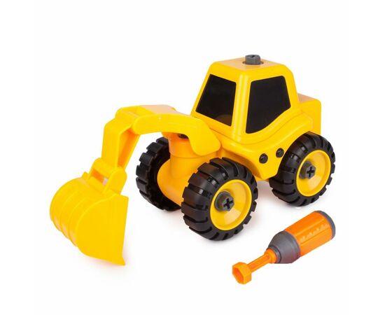 Конструктор Kaile Toys Трактор с экскаваторной установкой (KL702-1), изображение 2 Конструктор Kaile Toys Трактор с экскаваторной установкой (KL702-1), изображение 2