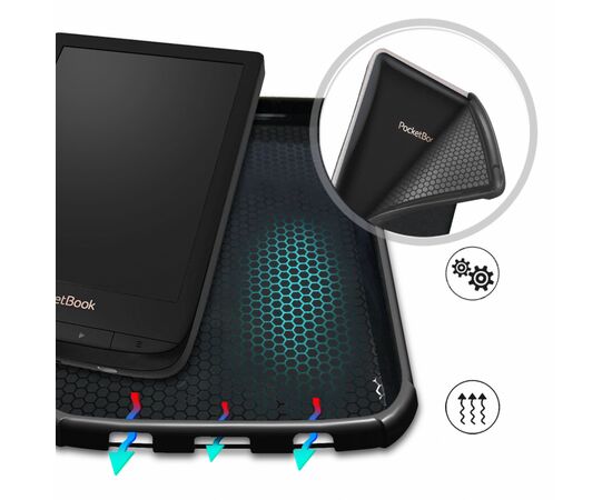 Чехол для электронной книги BeCover Pocketbook 6" 606/616/617/627/628/632/633 Don't Touch (707160), изображение 5 Чехол для электронной книги BeCover Pocketbook 6" 606/616/617/627/628/632/633 Don't Touch (707160), изображение 5