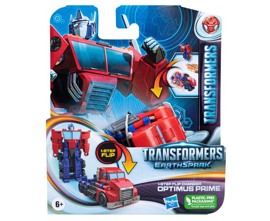 Трансформер Hasbro Transformers EarthSpark В один крок Оптімус (F6229_F6716)