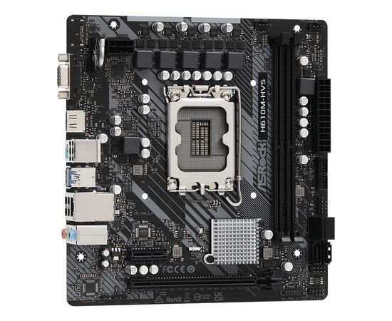 Материнская плата ASRock H610M-HVS, изображение 2 Материнская плата ASRock H610M-HVS, изображение 2