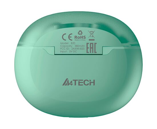 Навушники A4Tech B20 Mint Green, зображення 4 Навушники A4Tech B20 Mint Green, зображення 4