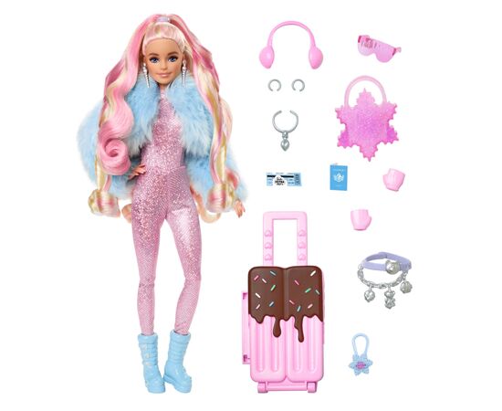 Кукла Barbie Extra Fly зимняя красотка (HPB16), зображення 2 Кукла Barbie Extra Fly зимняя красотка (HPB16), зображення 2