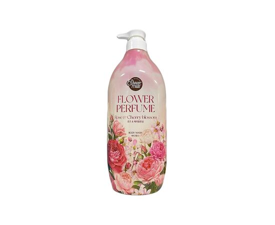 Гель для душу KeraSys Shower Mate Perfumed Rose & Cherry Blossom 900 мл (8801046259863), зображення 3 Гель для душу KeraSys Shower Mate Perfumed Rose & Cherry Blossom 900 мл (8801046259863), зображення 3