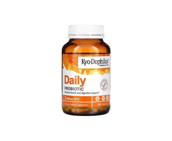 Витаминно-минеральный комплекс Kyolic Пробиотик ежедневный, Kyo-Dophilus, Daily Probiotic, 180 капсул (WAK-60042), изображение 3 Витаминно-минеральный комплекс Kyolic Пробиотик ежедневный, Kyo-Dophilus, Daily Probiotic, 180 капсул (WAK-60042), изображение 3