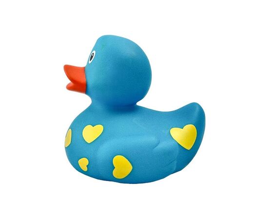 Іграшка для ванної LiLaLu Голубая утка в сердечках (L1042), зображення 4 Іграшка для ванної LiLaLu Голубая утка в сердечках (L1042), зображення 4