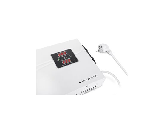 Стабилизатор REAL-EL STAB SLIM-2000, white (EL122400008), изображение 4 Стабилизатор REAL-EL STAB SLIM-2000, white (EL122400008), изображение 4