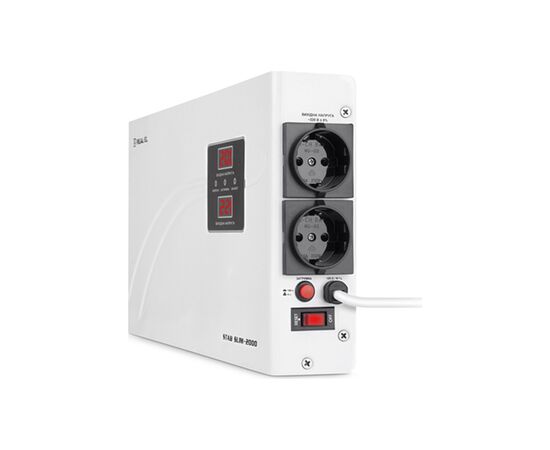 Стабилизатор REAL-EL STAB SLIM-2000, white (EL122400008), изображение 5 Стабилизатор REAL-EL STAB SLIM-2000, white (EL122400008), изображение 5