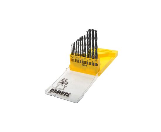 Набор сверл DeWALT HSS-R по металлу, 13шт, d=1,5-6,5мм. (DT5912), изображение 2 Набор сверл DeWALT HSS-R по металлу, 13шт, d=1,5-6,5мм. (DT5912), изображение 2