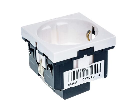 Розетка LEGRAND Розетка Schuko 16А 250В без шторок, 2 модуля, MOSAIC (077210), изображение 5