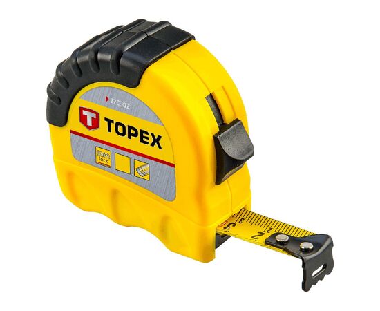 Рулетка Topex стальная лента 5 м x 19 мм (27C305)