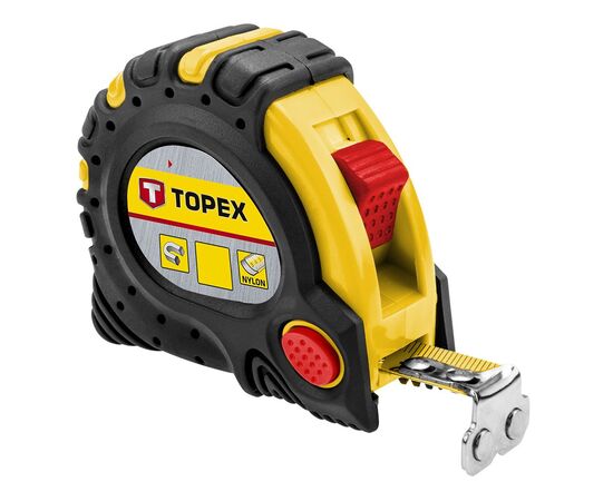 Рулетка Topex стальная лента 5 м x 25 мм, магнит (27C345)