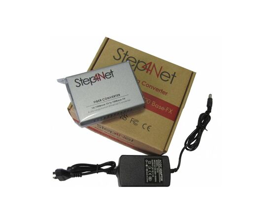 Медиаконвертер Step4Net 10/100Base-TX to 100Base-FX, SM, 1550nm, SC/PC, 20км (MC-D-0,1-1SM-1550nm-20), изображение 2 Медиаконвертер Step4Net 10/100Base-TX to 100Base-FX, SM, 1550nm, SC/PC, 20км (MC-D-0,1-1SM-1550nm-20), изображение 2