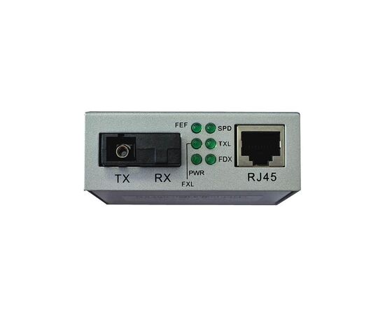 Медіаконвертер Step4Net 10/100Base-TX to 100Base-FX, SM, 1550nm, SC/PC, 20км (MC-D-0,1-1SM-1550nm-20)